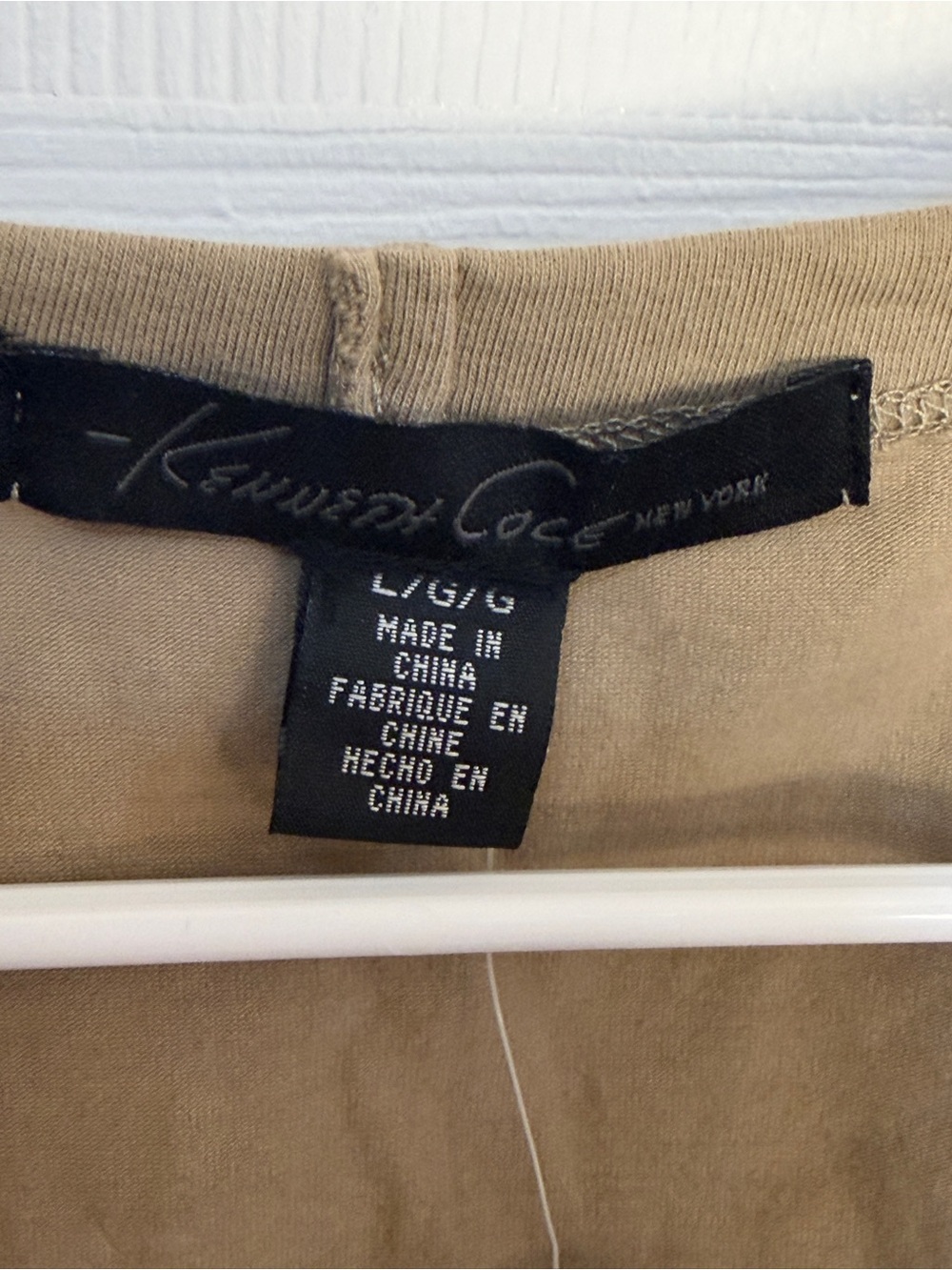 Kenneth Cole Rose Gold Sequin Front Tank - Olive Back L NWT - Picture 3 of 9